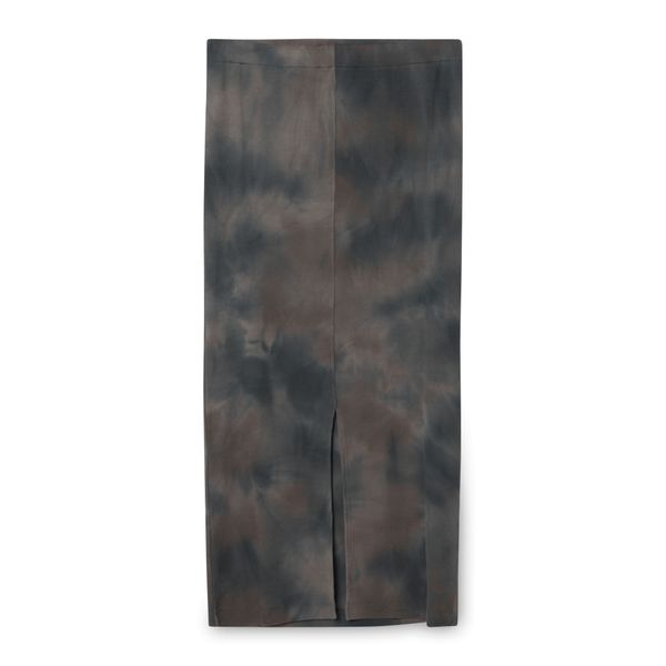 Our Legacy Olive Tie Dye Rib Tube Skirt