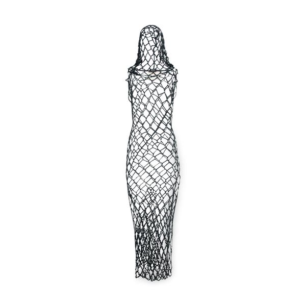 MISBHV Black Crochet Maxi Dress