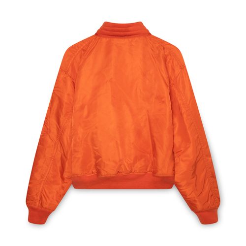 Schott Orange Bomber Jacket