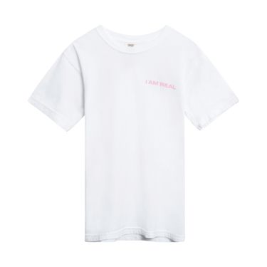 I Am Real Logo T-Shirt in White