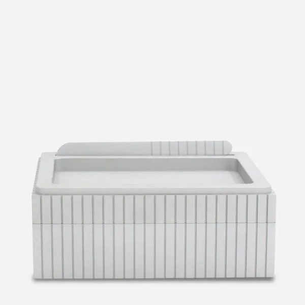 Tecnica Butter Dish in Silver