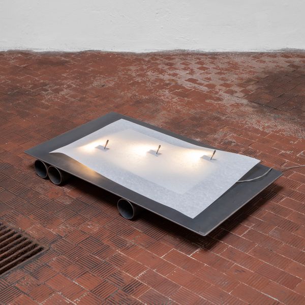 Pencil Nail Light (Floor Sheet) by Yoonjeong Lee, 2024