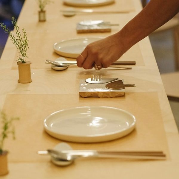 Silver Heart Part Utensils