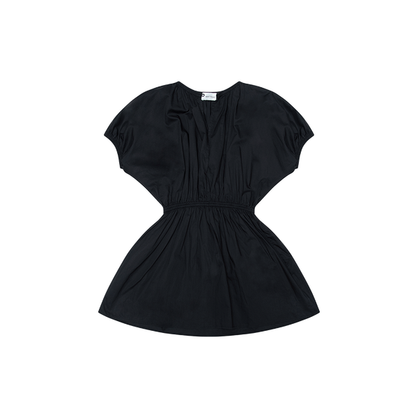 Matteau Black Cotton Shirt Dress