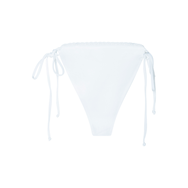 Marcia White String Bikini Bottom