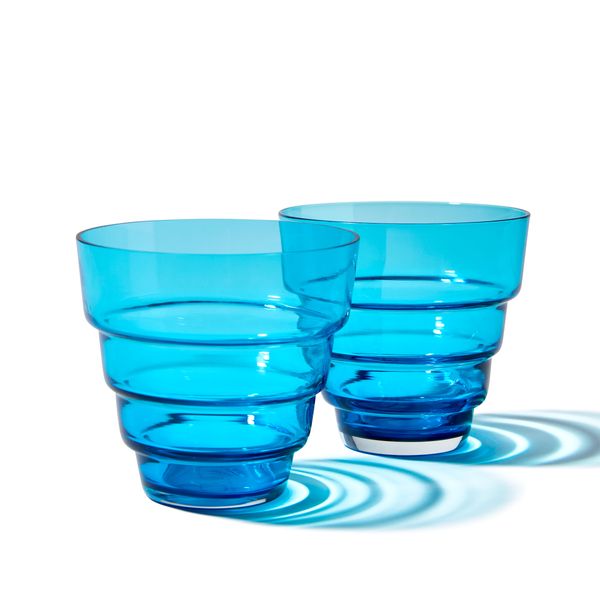 Chroma Stack Glass - Aqua