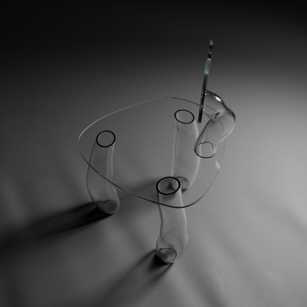 LA CHAISE - MELTED GLASS SERIE