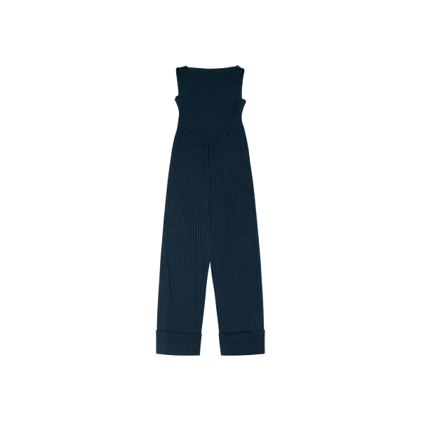 Alessandra Rich Navy Bustier Jumpsuit