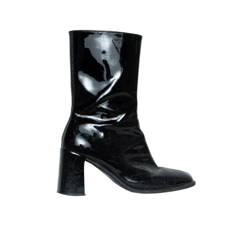 Miista E8 Black Patent Leather Boots