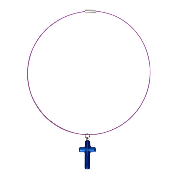 Cross Wire Necklace