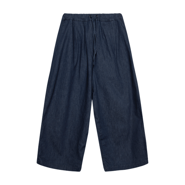 Cordera Denim Drawstring Maxi Pants