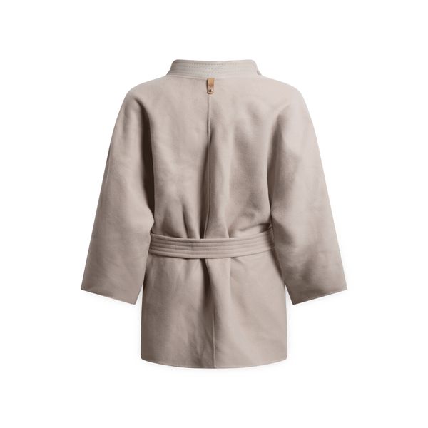 Mackage Wool Wrap Coat - Taupe