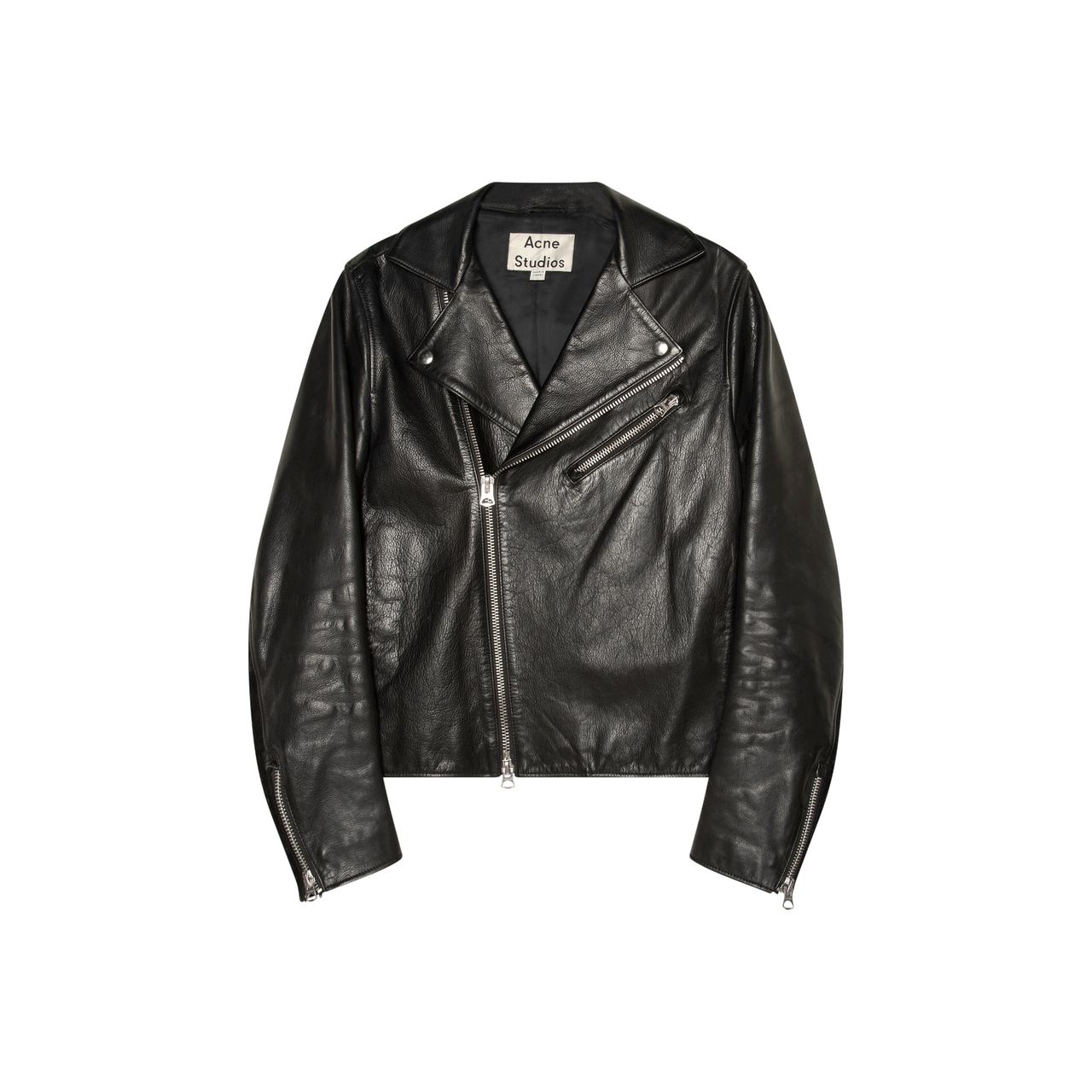 Acne Studios Gibson Leather Jacket by Elizabeth Paulson | Basic.Space