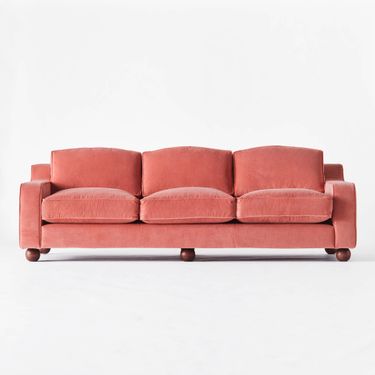 Lola Sofa Velvet Pink by Edin & Lina Kjellvertz