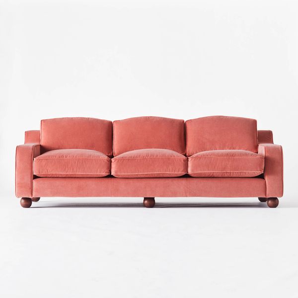 Lola Sofa Velvet Pink by Edin & Lina Kjellvertz