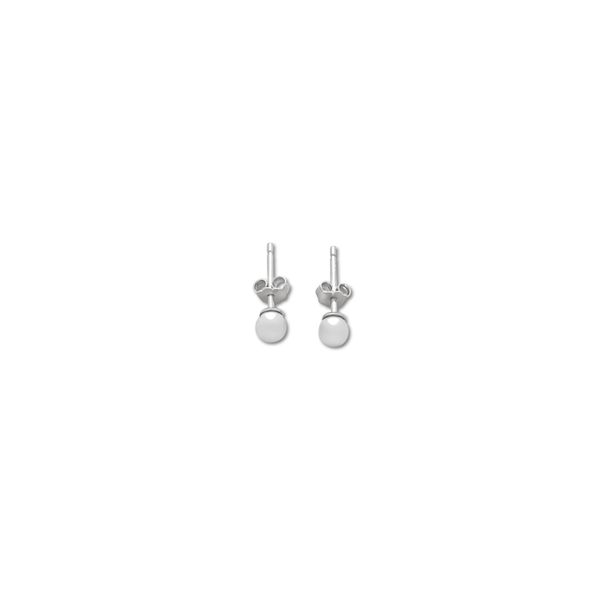 925 Silver Pearl Stud Earrings