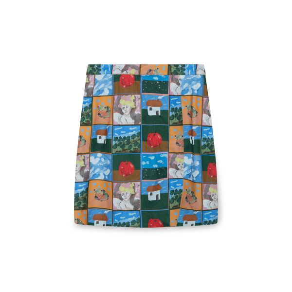 Hanthis Elma Etek Mini Skirt