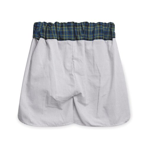 Patterned Elastic Waist Shorts