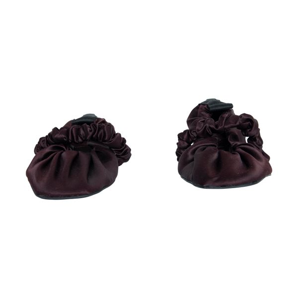 GANNI Scrunchie Satin Ballerinas