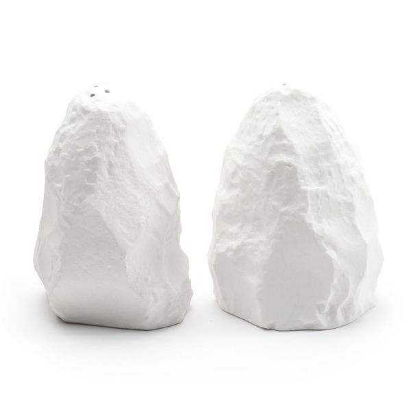 Crockery White Salt & Pepper