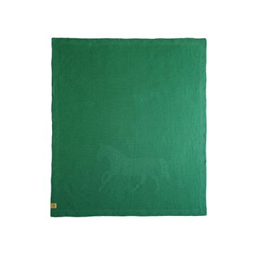 Green Caballo Throw Blanket