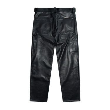 Chrome Hearts Fleur Knee Leather Pants