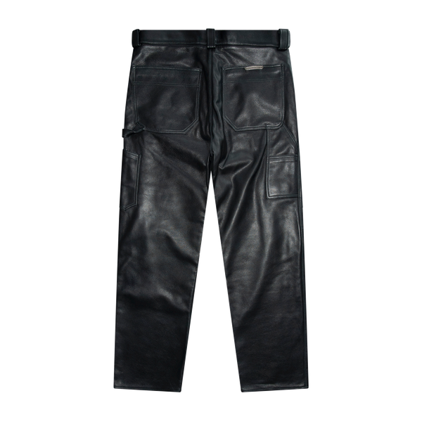 Chrome Hearts Fleur Knee Leather Pants