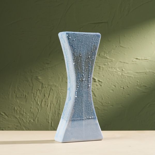 'Condensation' Series C4, Glazed Ceramic Sculpture in Blue by Eunsol Kim, The Netherlands, 2025"