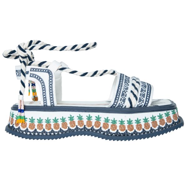 FARM Rio Rope Tie Flatform Sandal