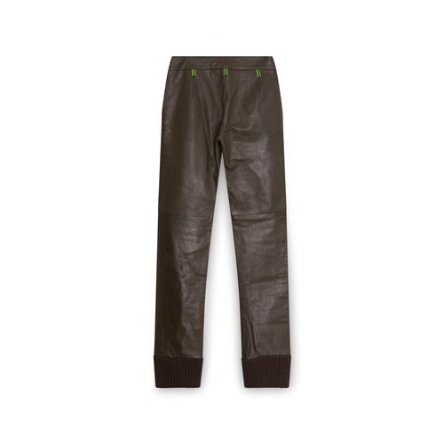 Vintage Miu Miu Brown Leather Pants