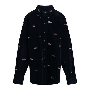 Palace x Polo Ralph Lauren Navy Embroidered GTI Corduroy Shirt