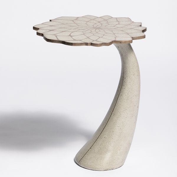 Mosaic Lily Exo Side Table