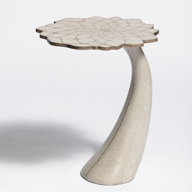Mosaic Lily Exo Side Table