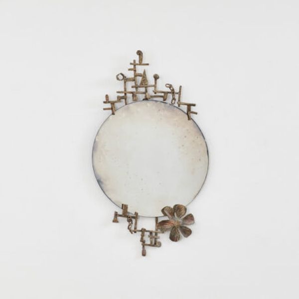 Salvino Marsura Forged Mirror I, Treviso, Italy, 1990s