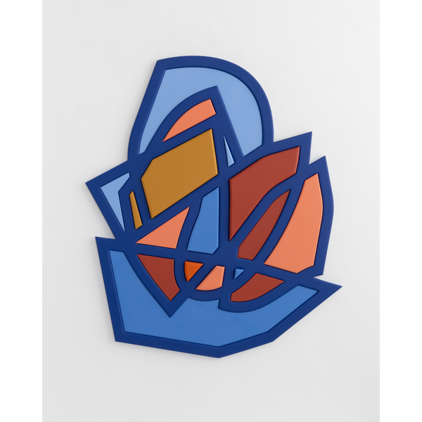 Spectrum Study III (Azure, Coral), 2025