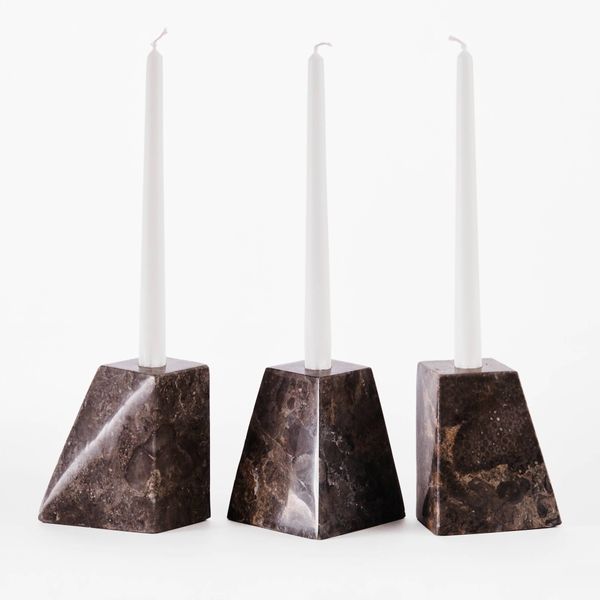 Pyramid Candle Holders by Edin & Lina Kjellvertz