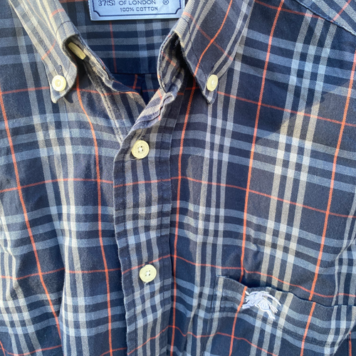 Vintage Burberry's Blue Nova Button Up Shirt