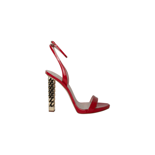 Giuseppe for Rita Ora Red Patent Leather Slingback Pumps