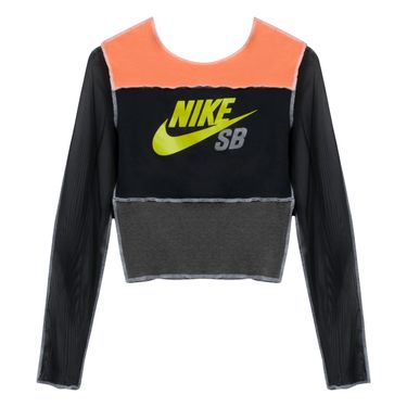 JJVintage Reworked NikeSB Long Sleeve in Black/Orange/Grey