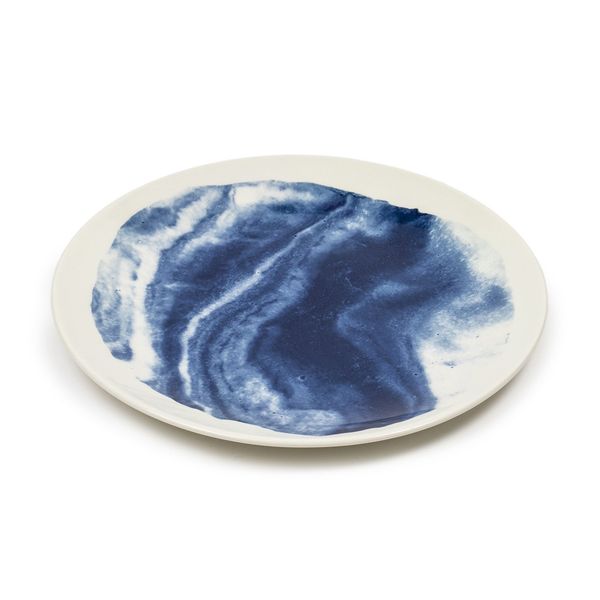 Indigo Storm Salad Plate