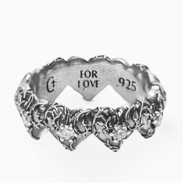 Sacre Coeur Wrap Ring - Natural Diamonds