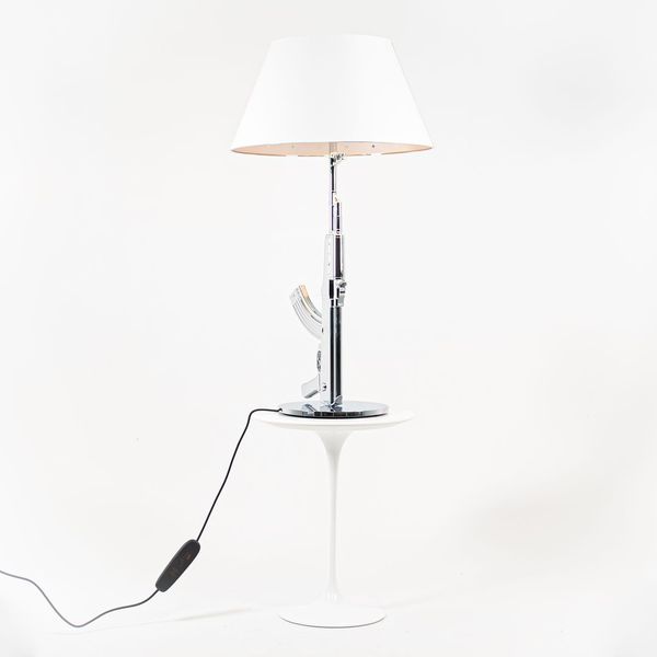 Gun Table Dimmable Floor Lamp in Chrome by Philippe Starck for Flos, 2021