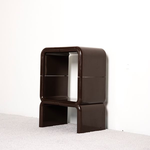 Brown Umbo Side Table by Kay Leroy Ruggles, 1970s