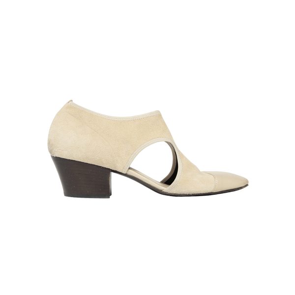 Lemaire Suede Cut-Out Heels