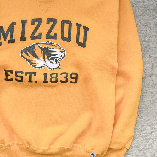 1990s Russell Athletic Mizzou Crewneck Sweatshirt