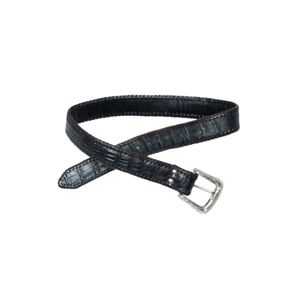 Vintage Black Croc Belt