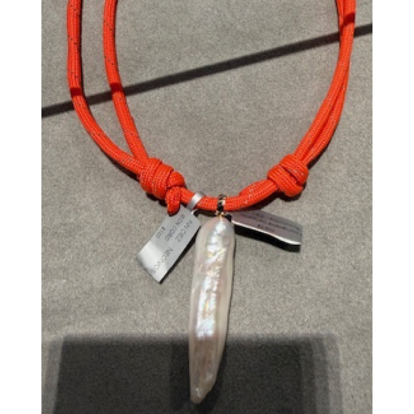 DEZSO Elongated Pearl Charm Surf Cord