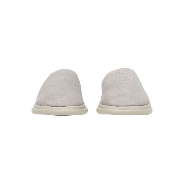 Lusso Pelli Grey Waffle Slide