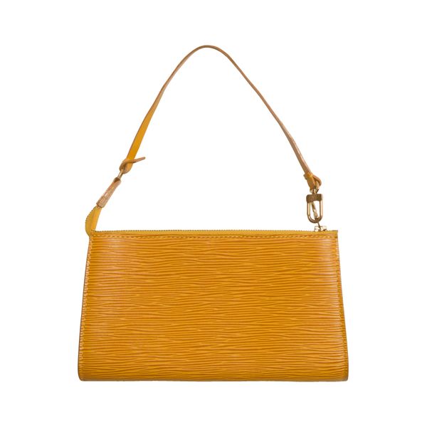 Louis Vuitton Yellow Epi Pouchette