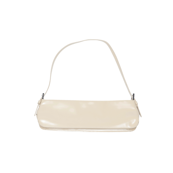 By Far Dulce Long Beige Shoulder Bag